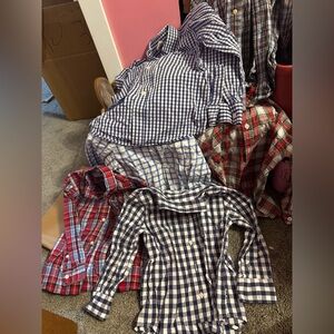 J crew j bailey polo lot of boys dress shirts button down size 4 size 5